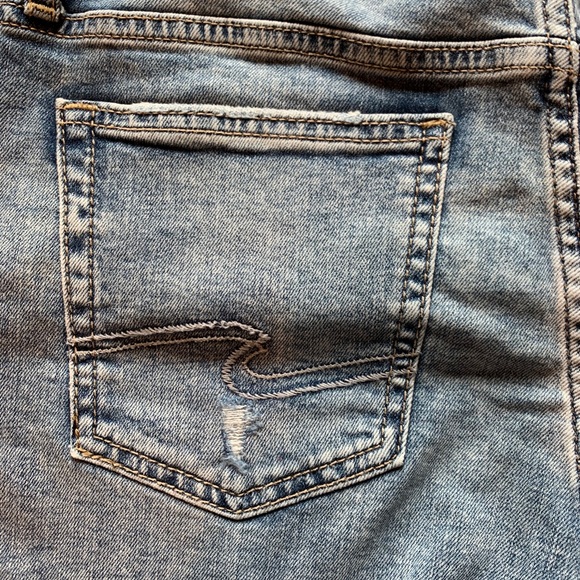 Silver Jean Shorts - Picture 5 of 5